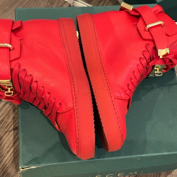 Women’s red high top Buscemi sneakers in size 38 - Picture 5 of 5